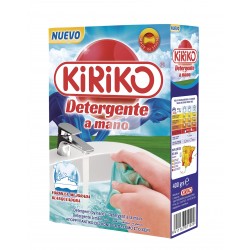 Cx detergente em pó para lavar à mão 400gr Kiriko
